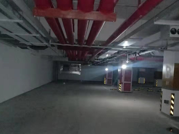 大型商場(chǎng)地下停車場(chǎng)消防安裝工程案例
