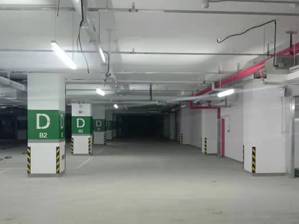 超市地下停車場(chǎng)消防工程安裝案例